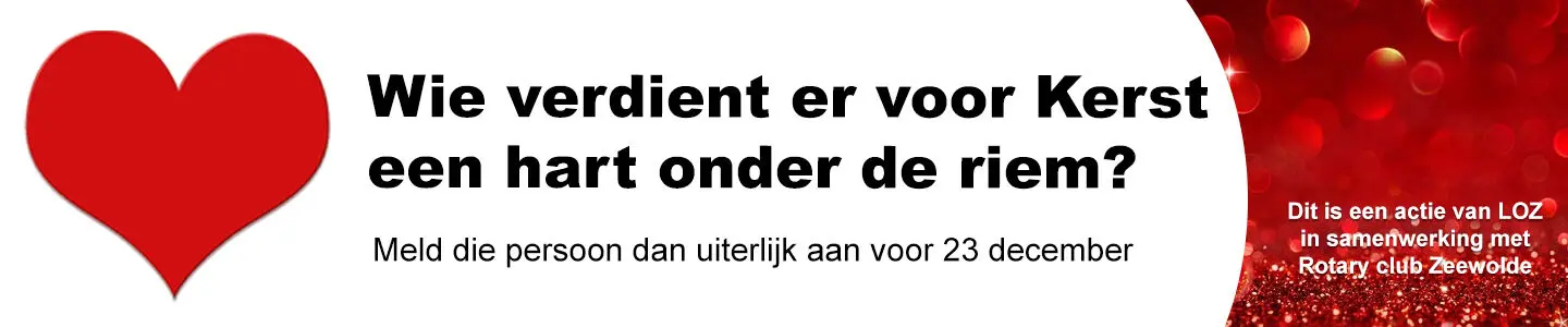 Wie verdient een hart onder de riem?