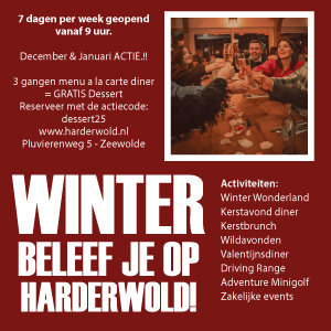 Winter beleef je op harderwold in Zeewolde 