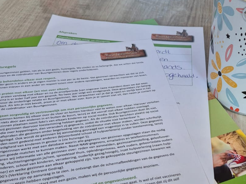 Buurtgezinnen heeft de eerste gezinnen gekoppeld in Zeewolde!