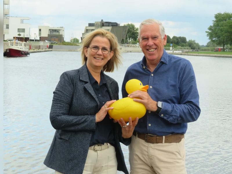 Badeendjesrace tijdens Havendagen steunt Martine Kruider Fonds