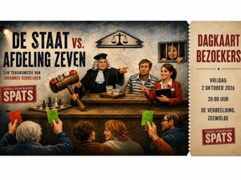SPATS speelt ‘De Staat vs. Afdeling Zeven’ in De Verbeelding