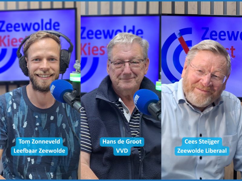 Fractievoorzitters bij Zeewolde Kiest
