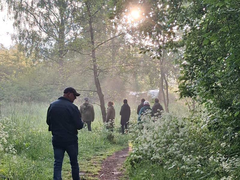 Magische sfeer tijdens dauwtrappen met IVN
