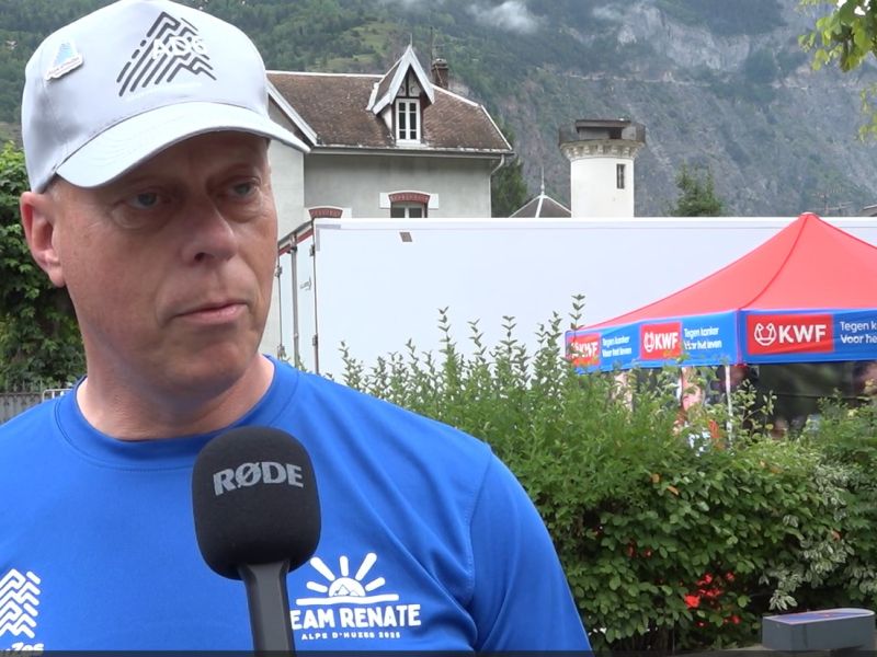 Iwan van Heck terug op de Alpe d’Huez: dit keer als vrijwilliger