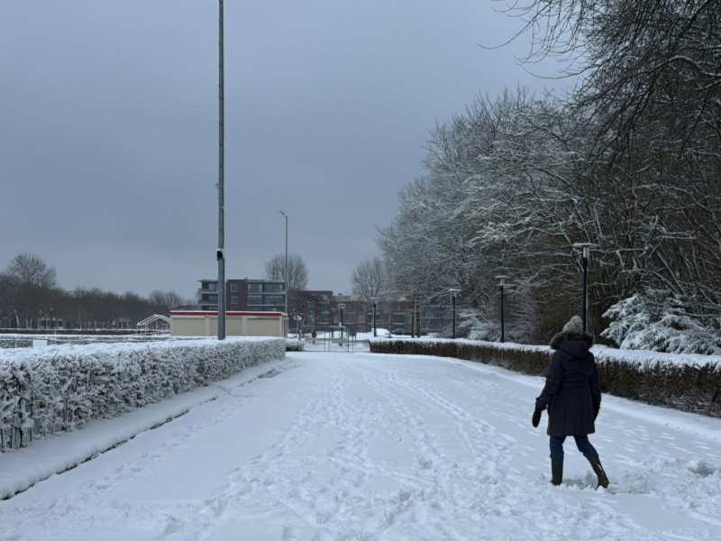 Ijsbaan deze vorstperiode niet open door sneeuw