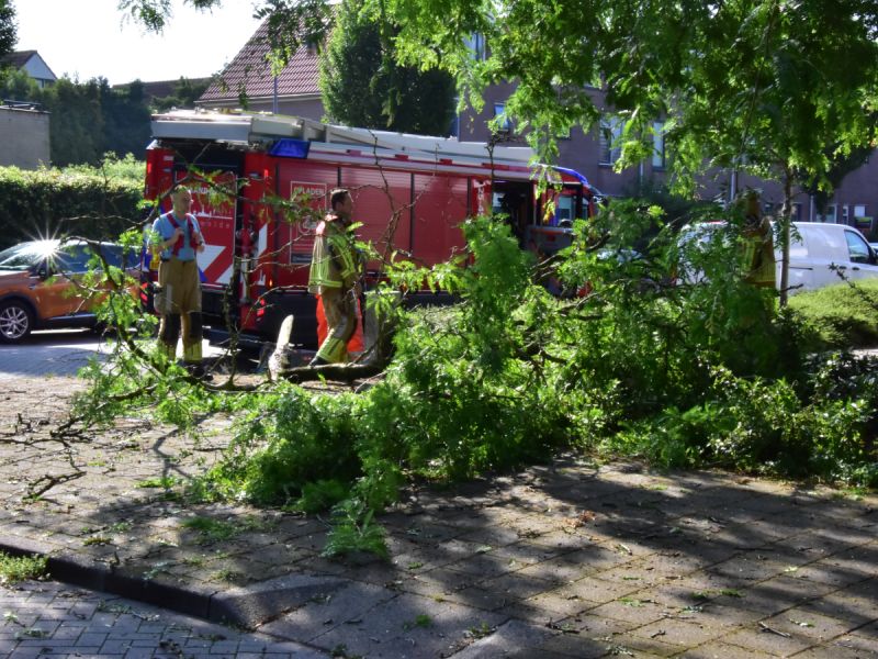 Zeewolde doorstaat onstuimige nacht, code geel voor hitte blijft van kracht