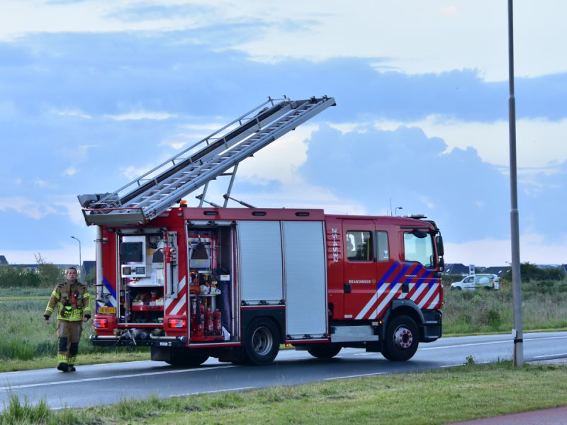 Brand in stroomverdeelhuisje Ooievaarsweg
