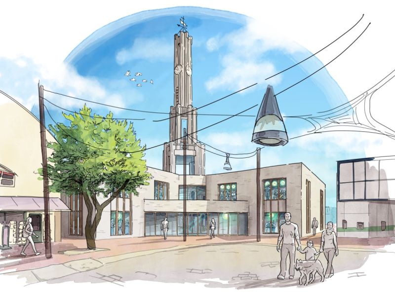 Het nieuwe maatschappelijk centrum van Zeewolde aan het Kerkplein gaat ‘Open Haven’ heten.