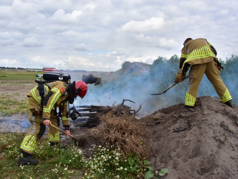 De brandweer is maandagmiddag om 14.16 uur opgeroepen voor een buitenbrand aan de Maalgang. Het ging om een prio 2-melding, waarbij de hulpdiensten met gepaste spoed werden ingezet.