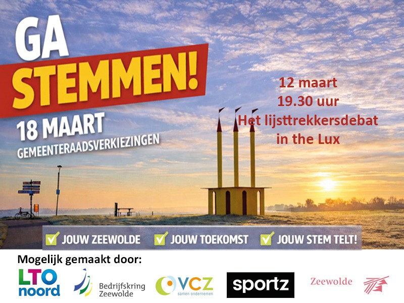 Zeewolde Kiest sluit reeks debatten af met slotdebat over het dorpsgevoel