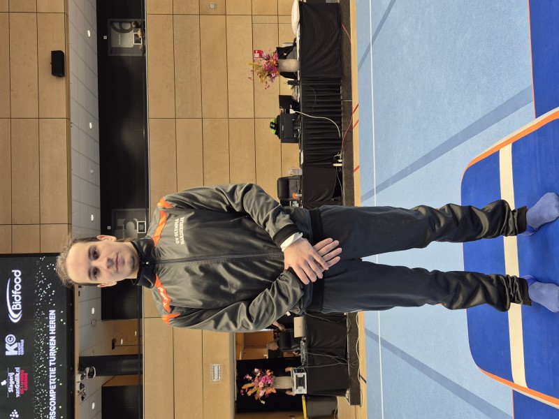 Turner Jonathan Porteous uit Zeewolde plaatst zich voor bondsfinale