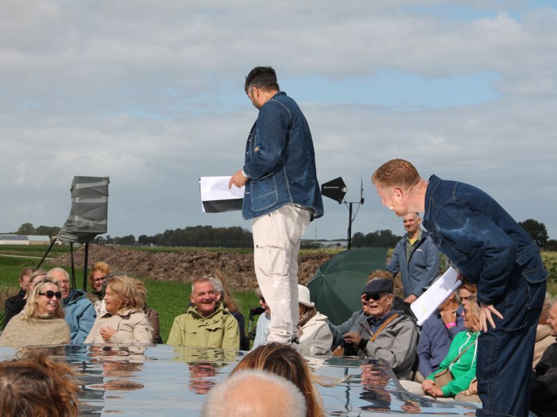 Theatraal feest op de vruchtbare grond die de oorsprong van Flevoland vertegenwoordigt