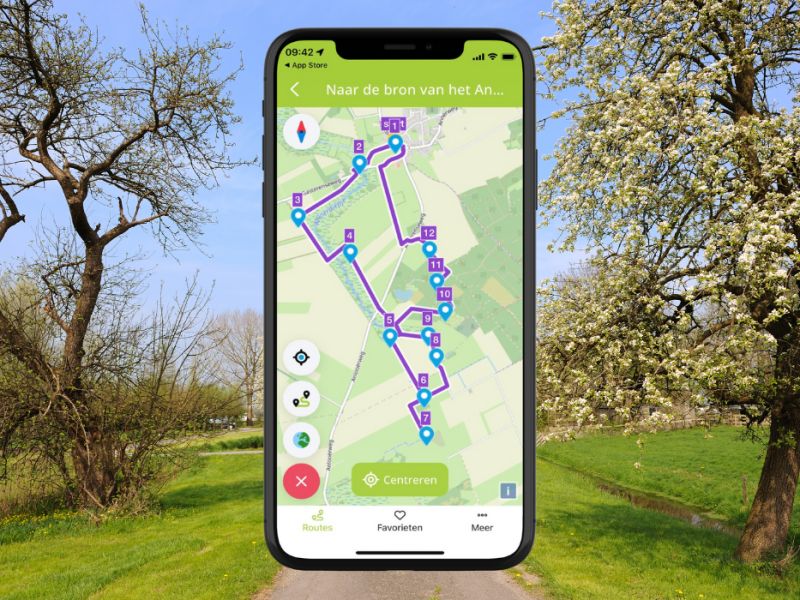 Vernieuwde IVN Natuurroutes app centraal tijdens wandeling in Zeewolde