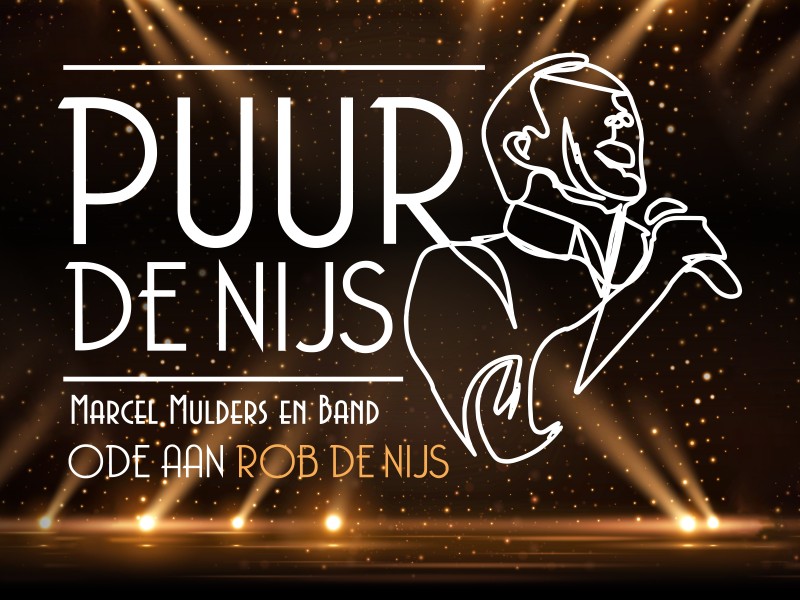 Een pamflet van Puur de Nijs, Marcel Mulders en Band - Ode aan Rob de Nijs