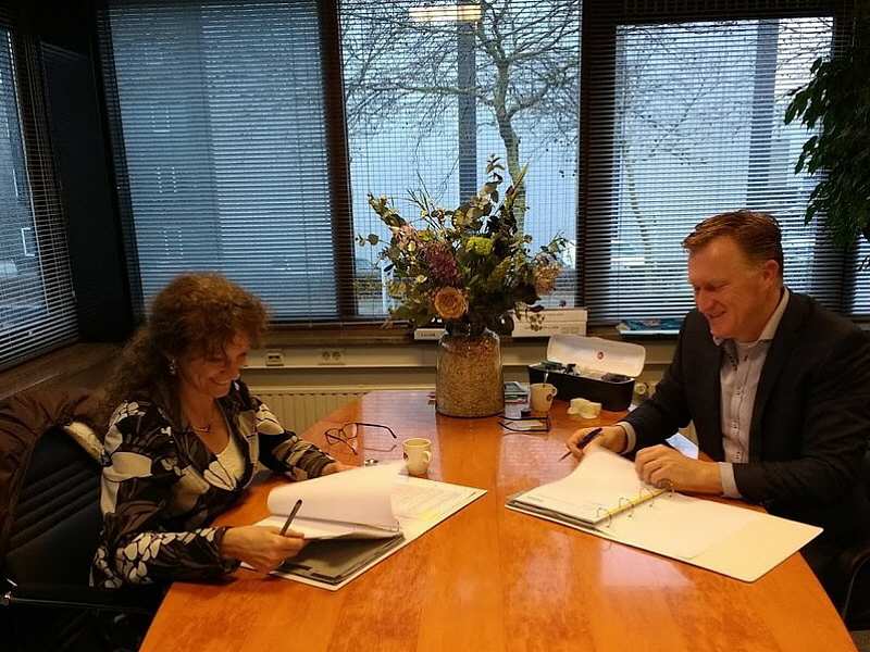 Ondertekening overeenkomst Heijmans en Woonpalet voor Gizeh