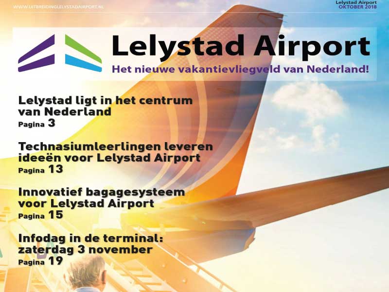 Nieuwe Airportkrant brengt innovatie Lelystadse luchthaven in beeld