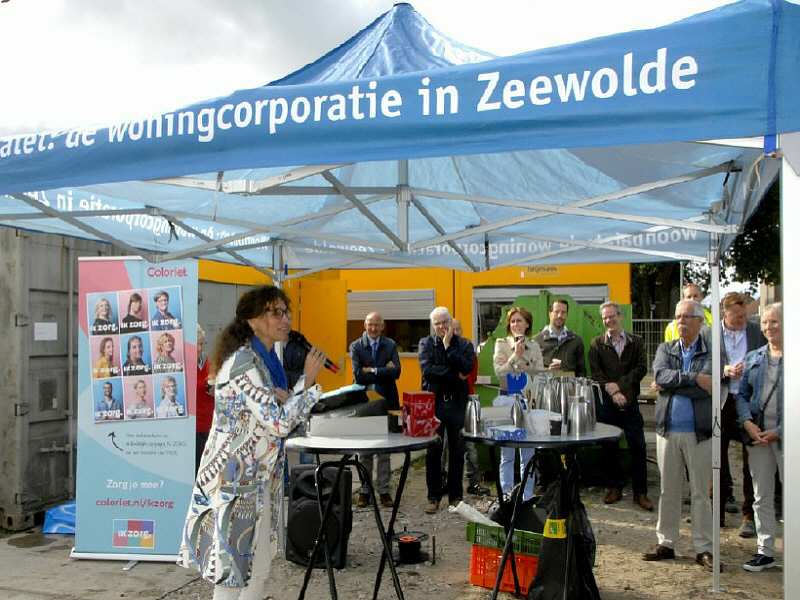 Bouw appartementencomplex Gizeh gestart 33 reguliere huur- en 16 zorgappartementen in het centrum van Zeewolde 