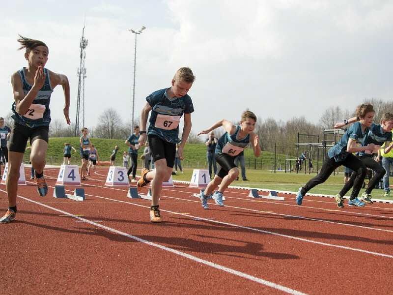 Mooie landelijke plaatsen in atletiekcompetitie