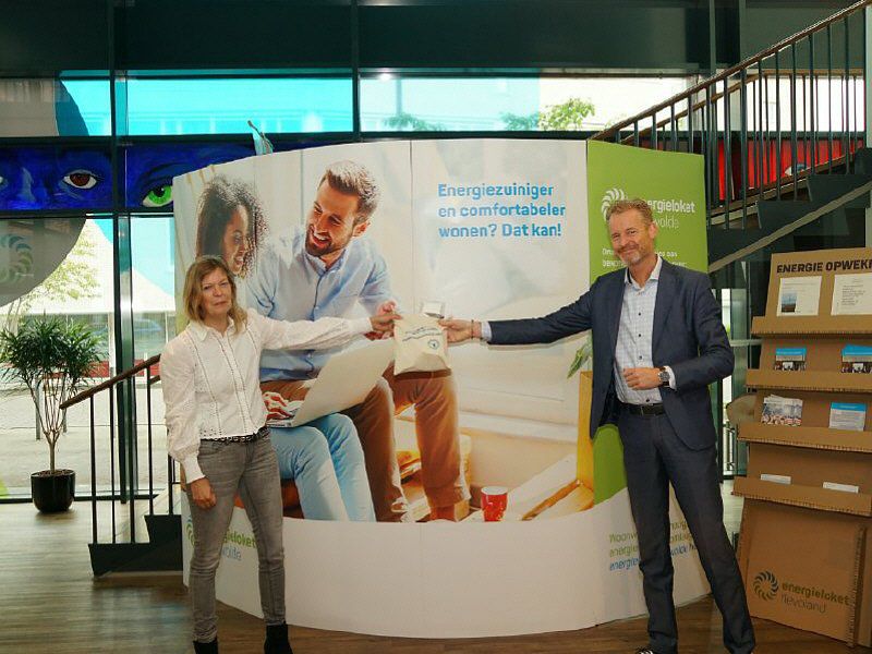 Wethouder Ewout Suithoff & Vera Dam, Energieloket