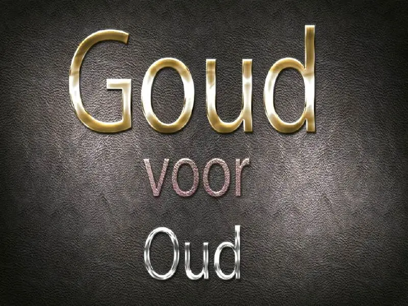 Goud voor Oud