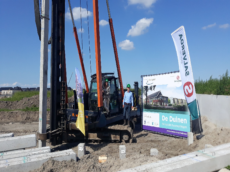 Bouw 44 huurwoningen Woonpalet gestart