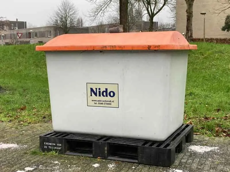 Gemeente stelt gratis strooizout beschikbaar