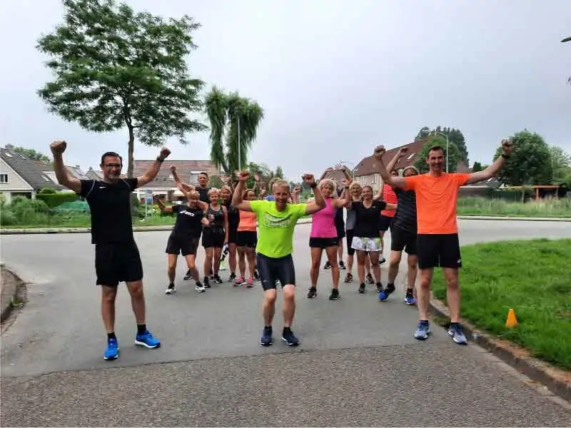 Afsluitende coopertest voor de vakantie bij loopgroep2000 