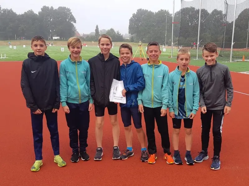 Daverende finaleplaatsen junioren Zeewolde Atletiek