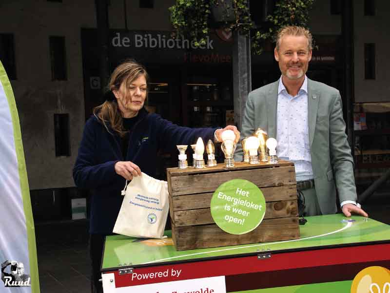 Met de energiefiets de wijken in