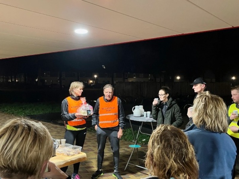 Laatste training van Loopgroep 2000 in Zeewolde 
