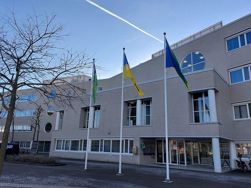 Zeewolde kleurt blauw geel