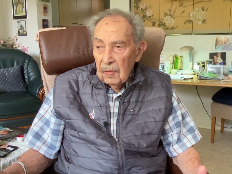 Jos Wessels, de oudste inwoner van Zeewolde, overleden op 102-jarige leeftijd