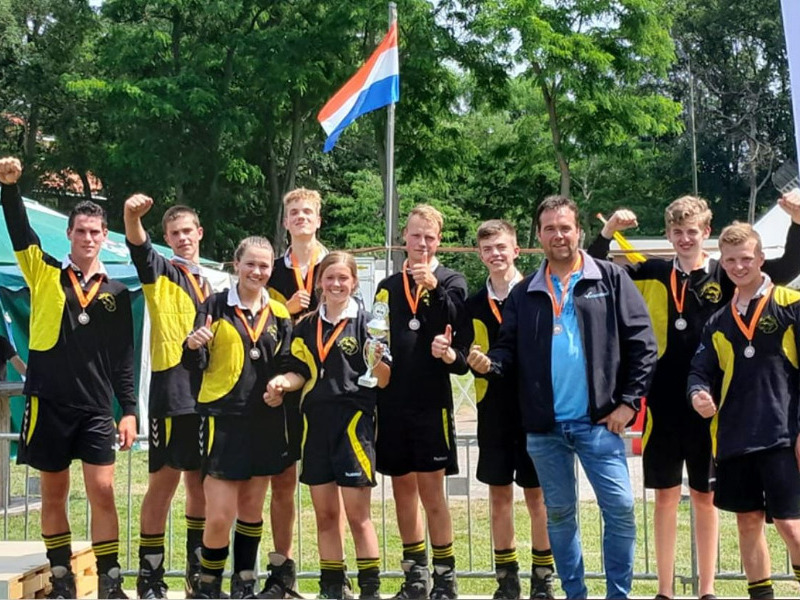Podiumplek voor jeugdig touwtrekteam Zeewolde