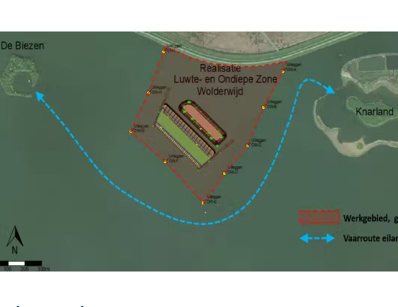 Onderwaterbos voor het Wolderwijd