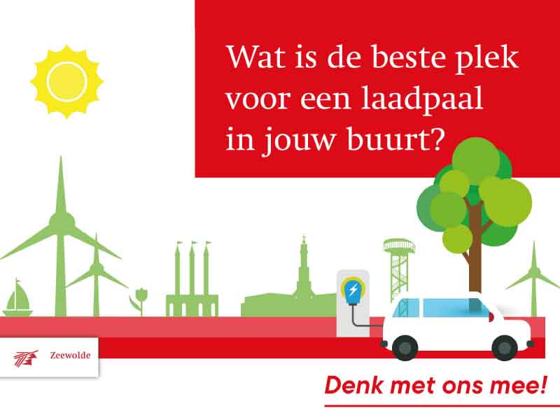 Meedenken over de laadpalen in Zeewolde