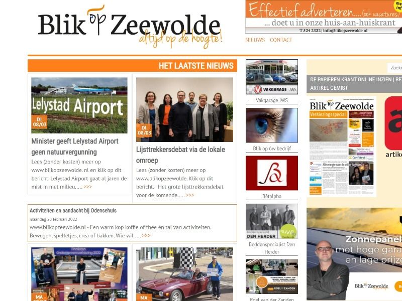 Blik op Zeewolde stopt met papieren krant