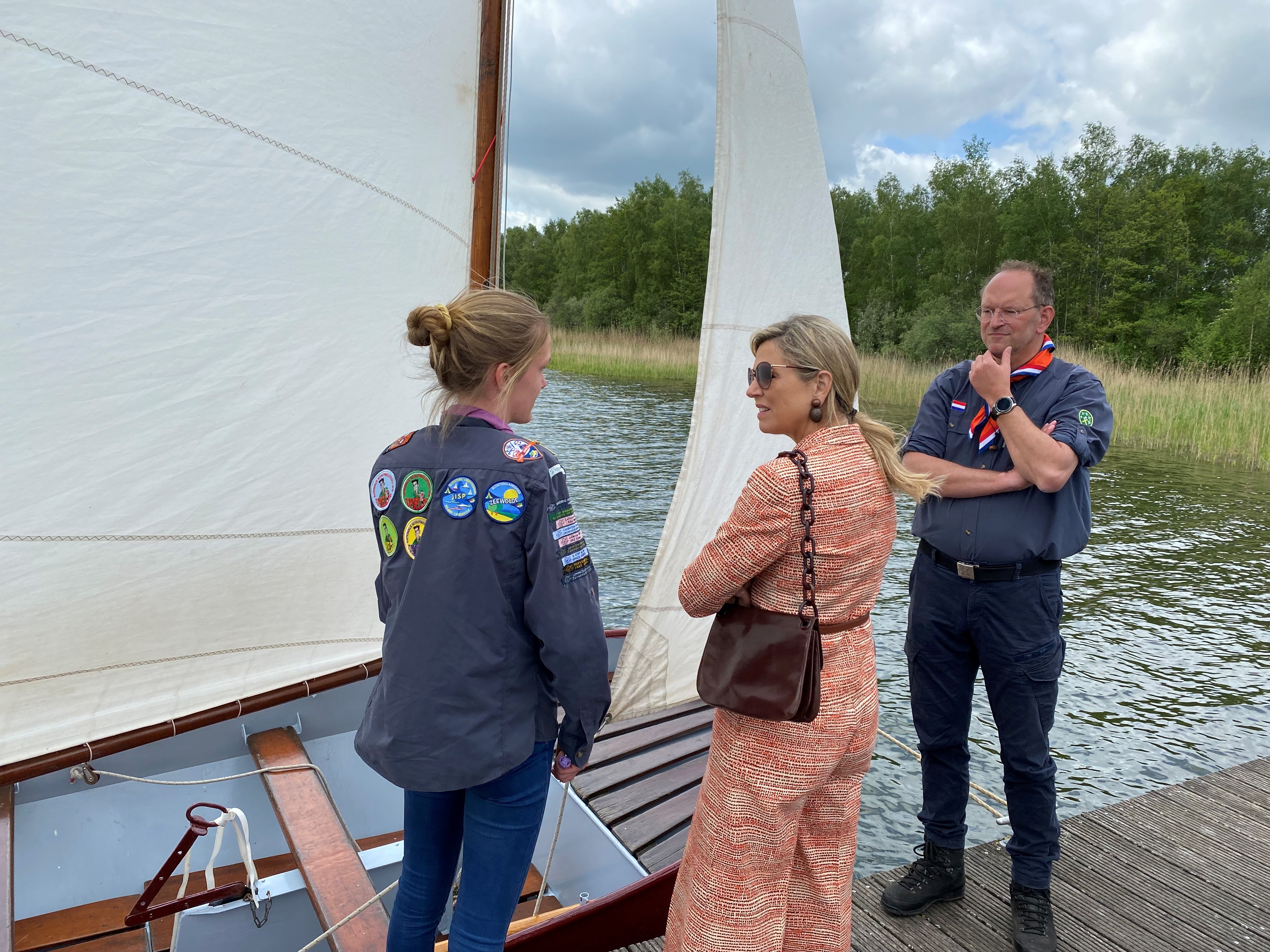 ‘Koningin Maxima begaan met de scouting’
