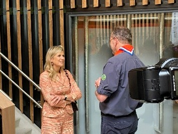 ‘Koningin Maxima begaan met de scouting’