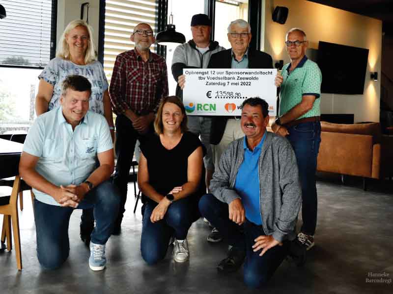 Definitieve opbrengst Wandeltocht voor Voedselbank €13598,90