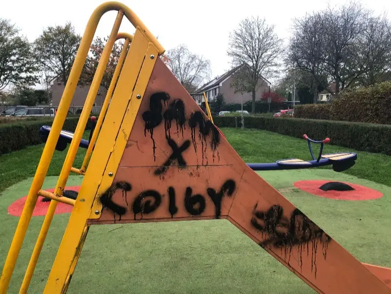 Schade bij speeltuinen