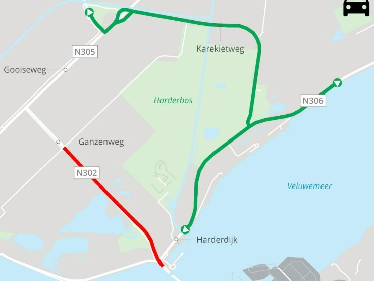 Ganzenweg enkele avonden en nachten afgesloten