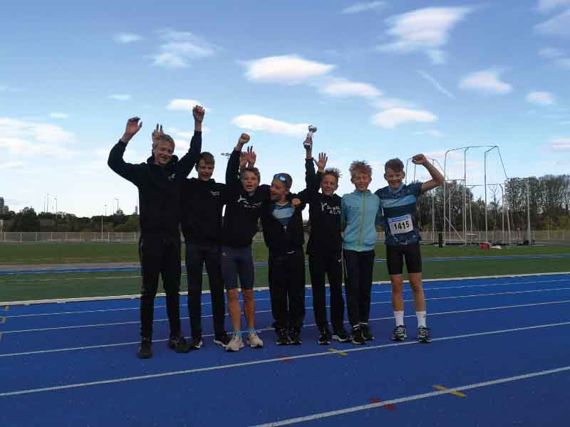 2e plaats finale U14 Atletiek
