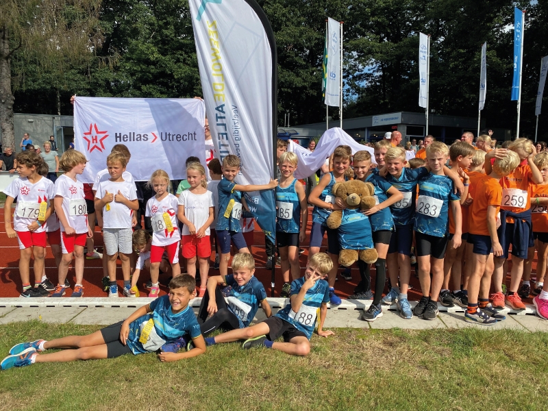 3 maal podium Finale Pupillenatletiek
