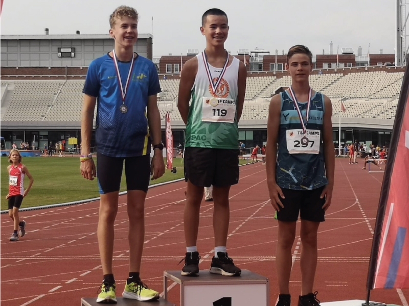 Nationale medailles hoogspringen en polsstokspringen