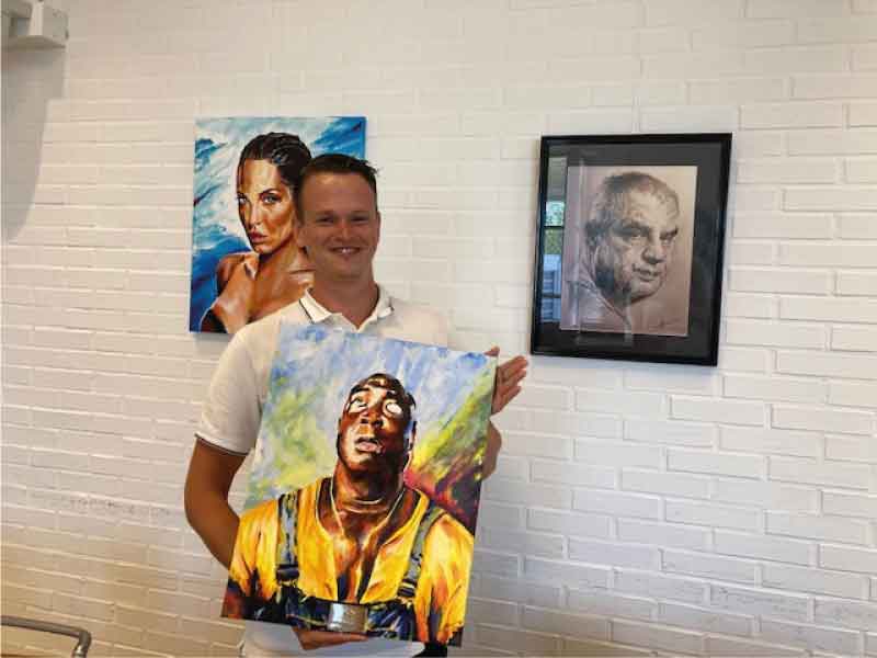 Sylvester van den Hengel exposeert in de Raadzaal