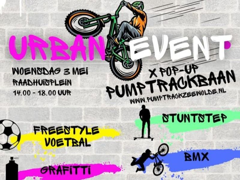 Pumptrackbaan voor één dag naar Zeewolde