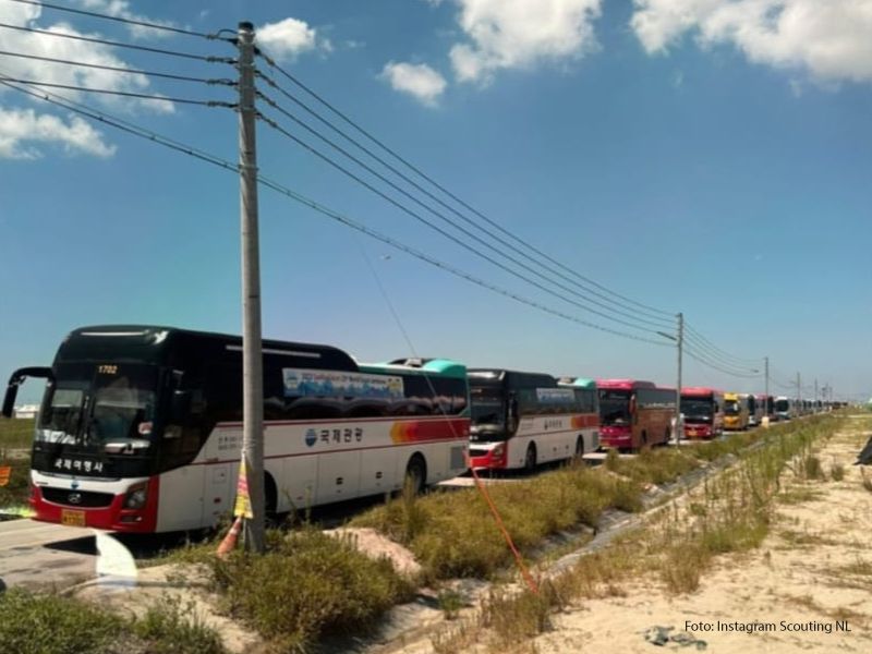 World Scout Jamboree Scouts verblijven op Campus Universiteit
