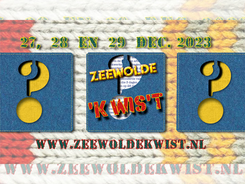 Doe mee aan de achtste editie Zeewolde ‘K WIS’T!