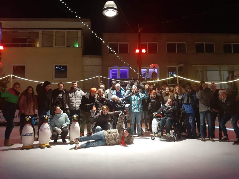 IJsvertier voor Specials tijdens Zeewolde Winterworld