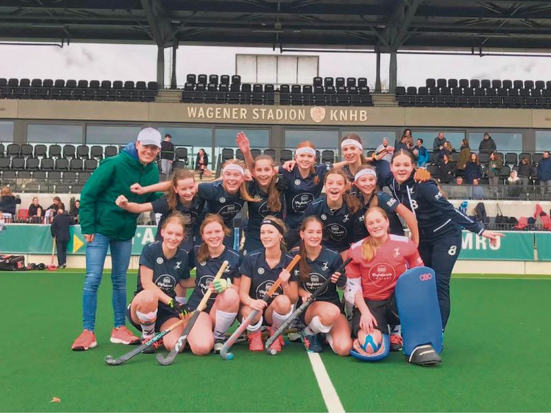 Hockeyclub Zeewolde bereidt zich voor in Wagener Stadion